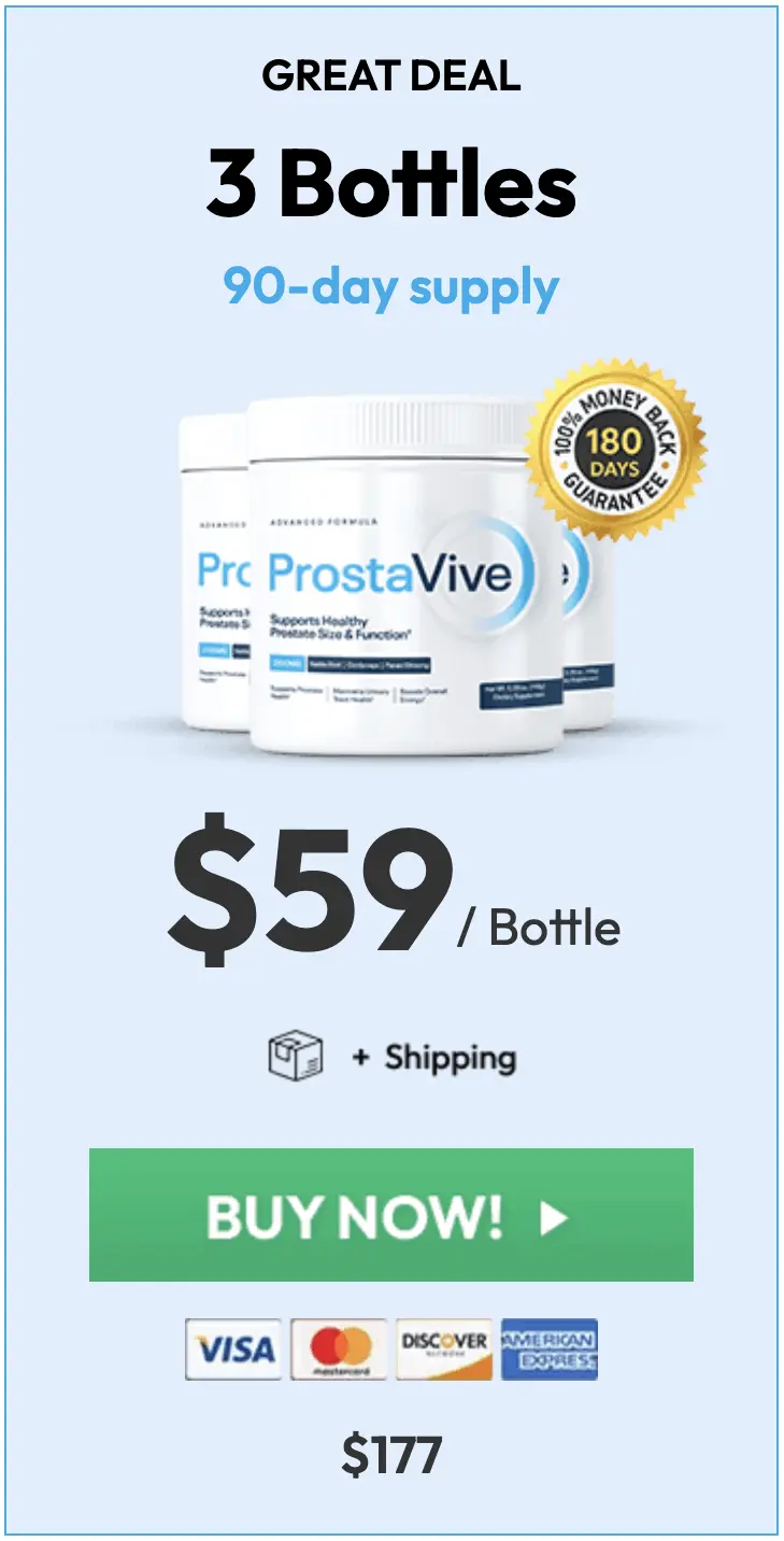 ProstaVive 3 Bottles
